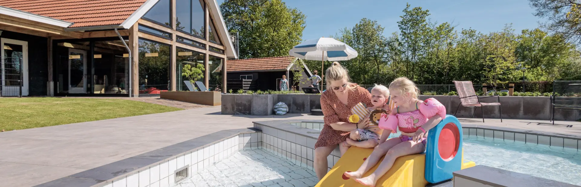 Peuterbad bij vakantiepark kaps